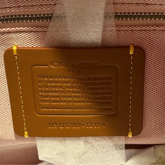 Coach Burgundy Studded Satchel - Picture 4 of 4